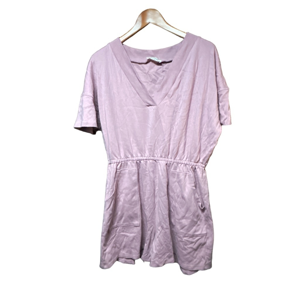 Women's Zenana Romper Size 1X Pink - Picture 2 of 6